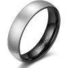 Silver-Black 6mm