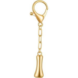 Gold Initial Letter Keychains for Women Alphabet Bag Charm for Handbags Keyring Accessories Gifts(Alphabet I)