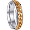 6mm Silver Gold
